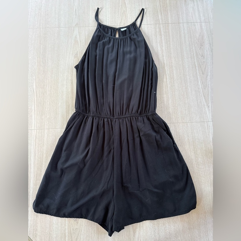 Old Navy Black Sleeveless Romper